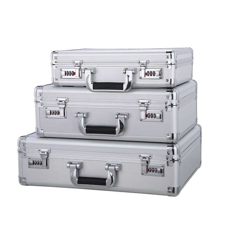 Double Insurance Aluminum Portable Key/ Password Safe Security Storage Boxes For Household Family Invisible Cash Box