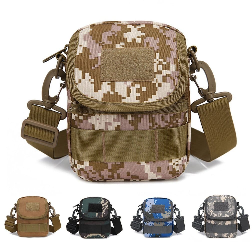 Outdoor Bag Male Multi function Sports Bag Camouflage Crosses Single Shoulder Bag Jungle Adventure Pack Hidden Safes 2018 NEW