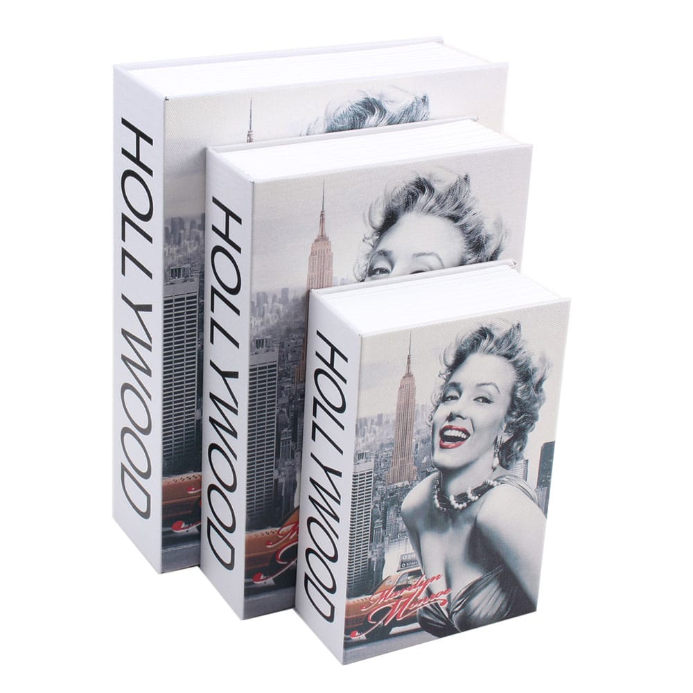 Book Safes Key Lock Dictionary Secret Money Box Metal Steel Cash Secure Hidden Piggy Bank Storage Box For Size L 26.5*20*6.5cm