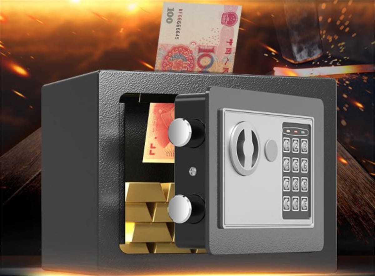 Safe Box 17E Piggy Bank Piggy Bank Mini Storage Box Coin Cabinet