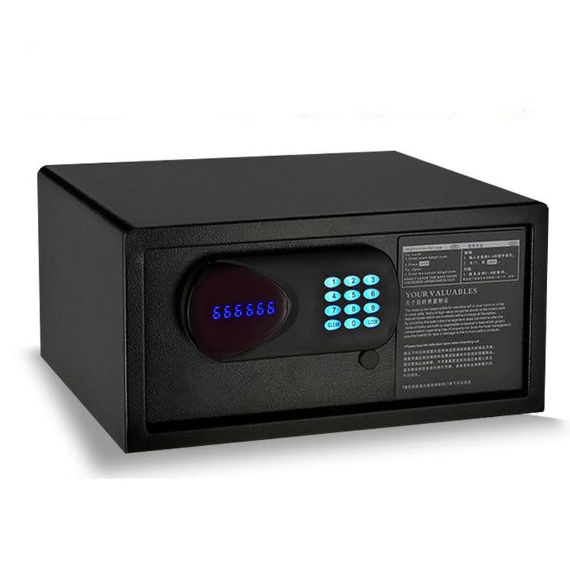 Safes Drawer Safety Digital Password Lock Home Office Hotel Dual alarm system Safe Cover Key Anti-theft  File Security DHZ0040