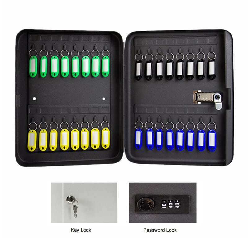 Wall Mounted Key Safe Storage Box Spare Key Organizer Hotel Property Key Management Box Homehold Key Case Factory Key Holder