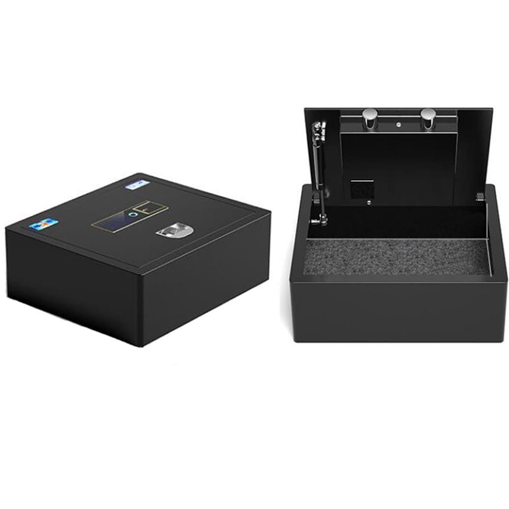 Safes Drawer Safety Digital Password Lock Home Office Hotel Dual alarm system Safe Cover Key Anti-theft  File Security LBXX017