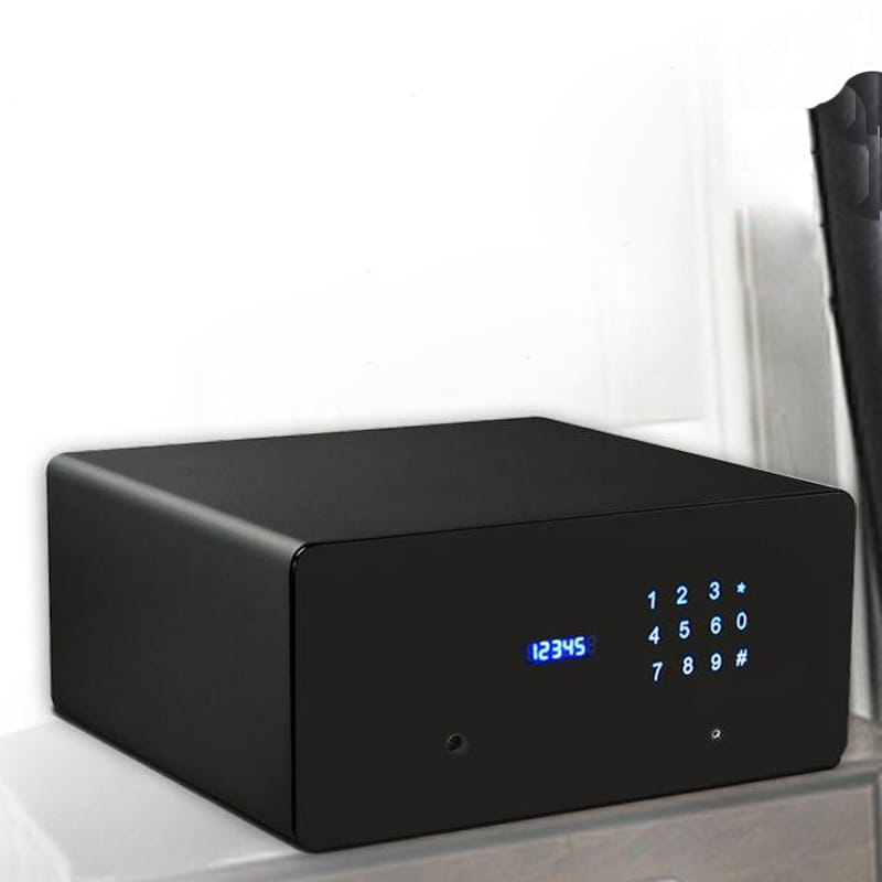 Safes Drawer Safety Digital Password Lock Home Office Hotel Dual alarm system Safe Cover Key Anti-theft  File Security DHZ0034