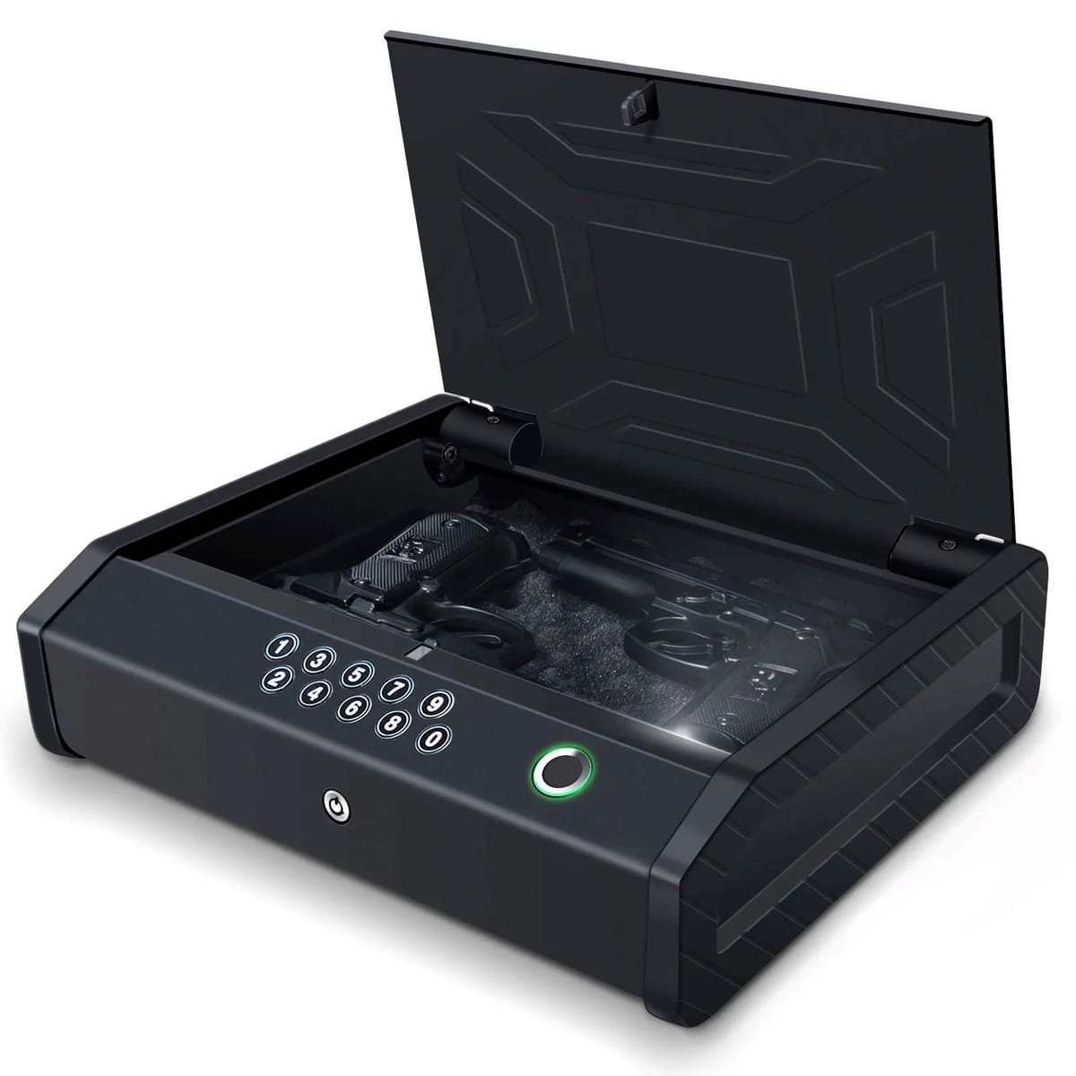 Anti-theft Fingerprint Combination Safe Anti-drop Car Pistol Safe Box Can Put Some Valuable Items Such As Necklaces Cash So On