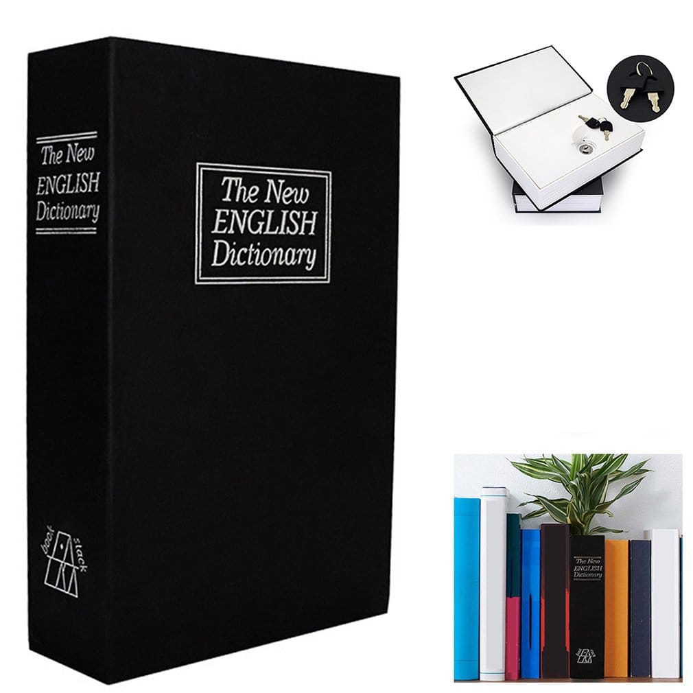 Creative Change Box Dictionary Book Insurance Box European Creative Simulation Book Safe Mini Storage Tank
