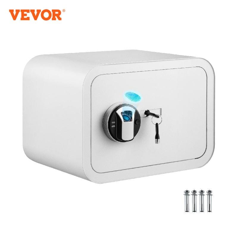 VEVOR Fingerprint Locks Safe Deposit Box 1/1.8 Cubic Feet Secret Hidden Piggy Bank W/ 2 Keys Store Money Gun Use for Home Office