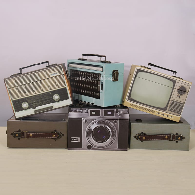 Safe Box Retro Nostalgic Wooden Portable Wooden Box Rectangular Solid Wood Storage Jewelry Box Jewelry Box Storage Lock Box