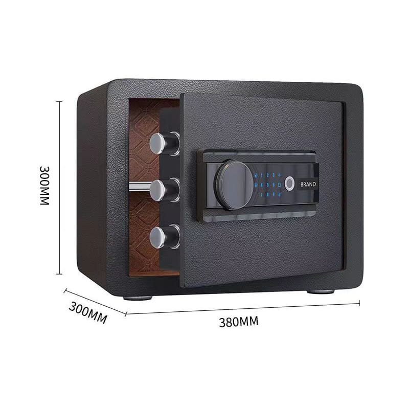 Steel plate material anti-theft small household safe fingerprint password key password opening