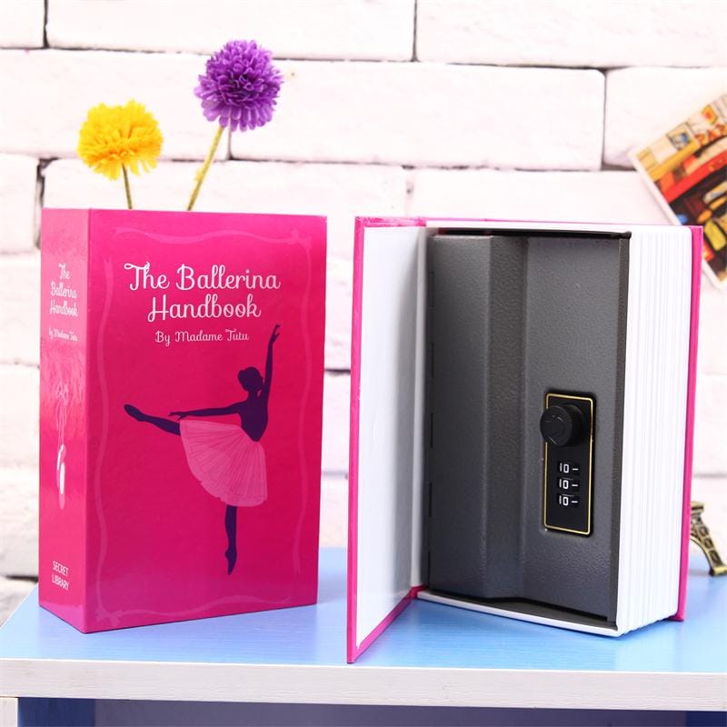 118*115*55mm High Quality Safe Color Hidden Book Sight Secret Diversion Homepage Security Key Lock/Password Lock Steel Strongbox