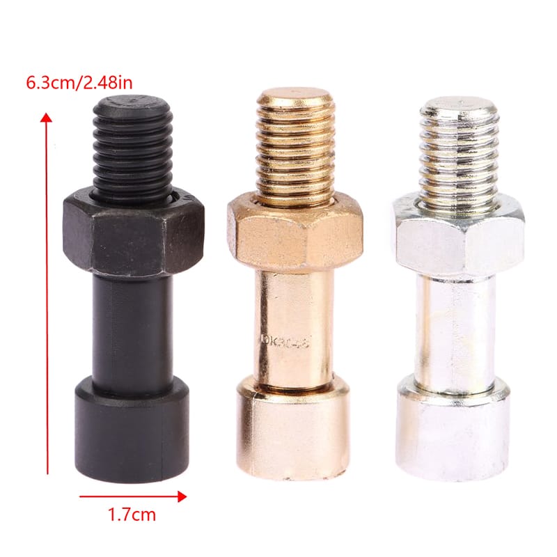 Gold/Black Metal Screw Bolt Storage Cash Money Hide Stash Safe Diversion Container Box Hidden Secret Compartment for Cash Pill