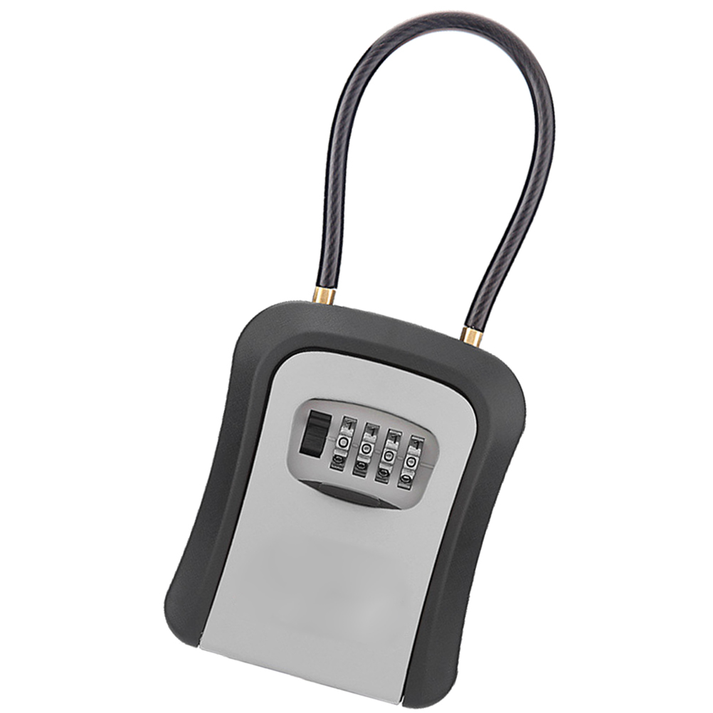 Box Lock Keys Code Outdoor Wall Key House Hanging Mount Safe Password Outside Hooks Security Storage Tool Combination Case