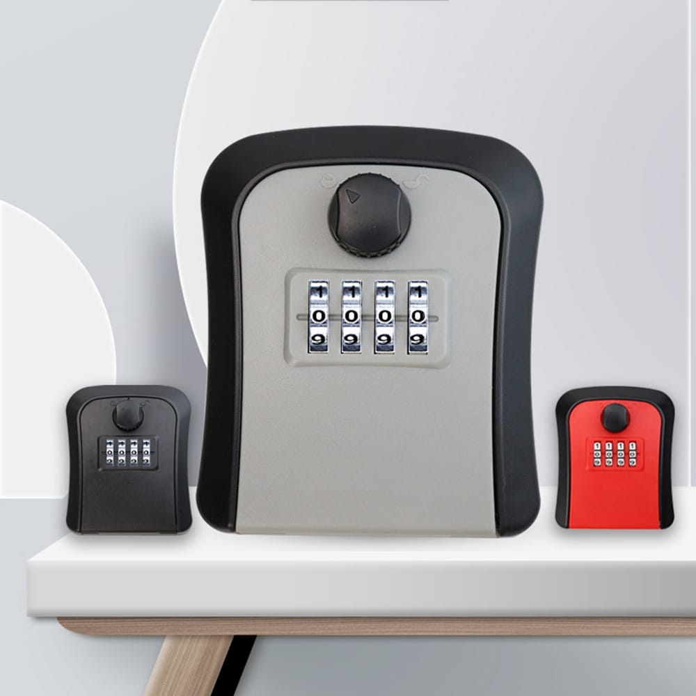 Wall Mounted Key Secret Box Storage Organizer 4 Digit Password Number Security Code Lock No Key Home Key Safe Box caja fuerte
