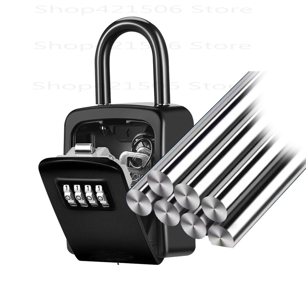 Password Key Box Outdoor Key Safe Lock Box Decoration Key Code Box Key Storage Lock Box Wall Mounted Password Box