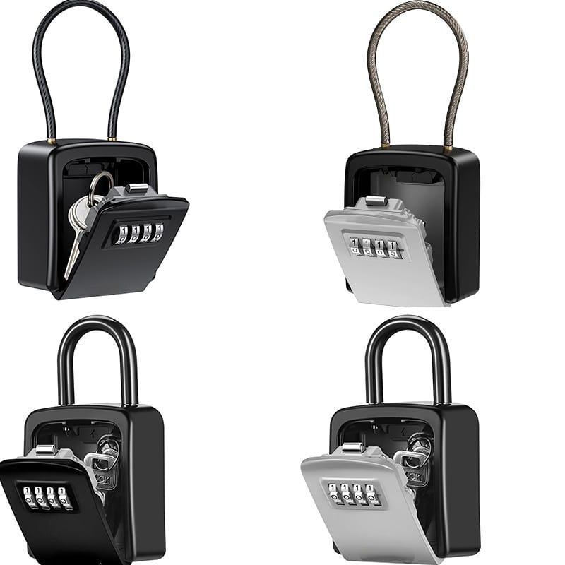 Password Key Box Outdoor Key Safe Lock Box Decoration Key Code Box Key Storage Lock Box Wall Mounted Password Box