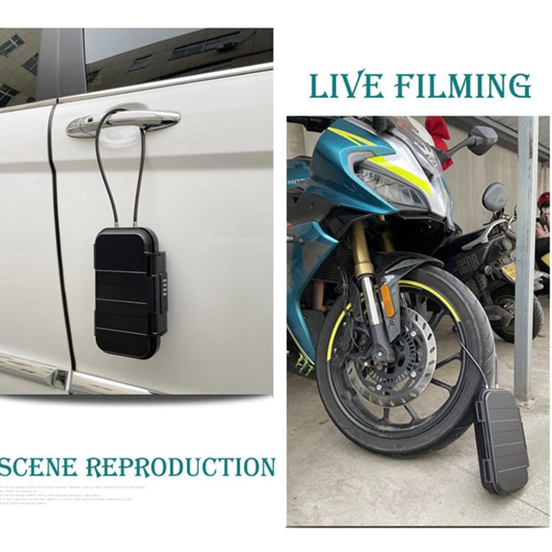 Lock Box, Phone Lock Box, Security Lock Box, Transparent Outdoor Waterproof Travel Safe,Password Beach Box Easy Install