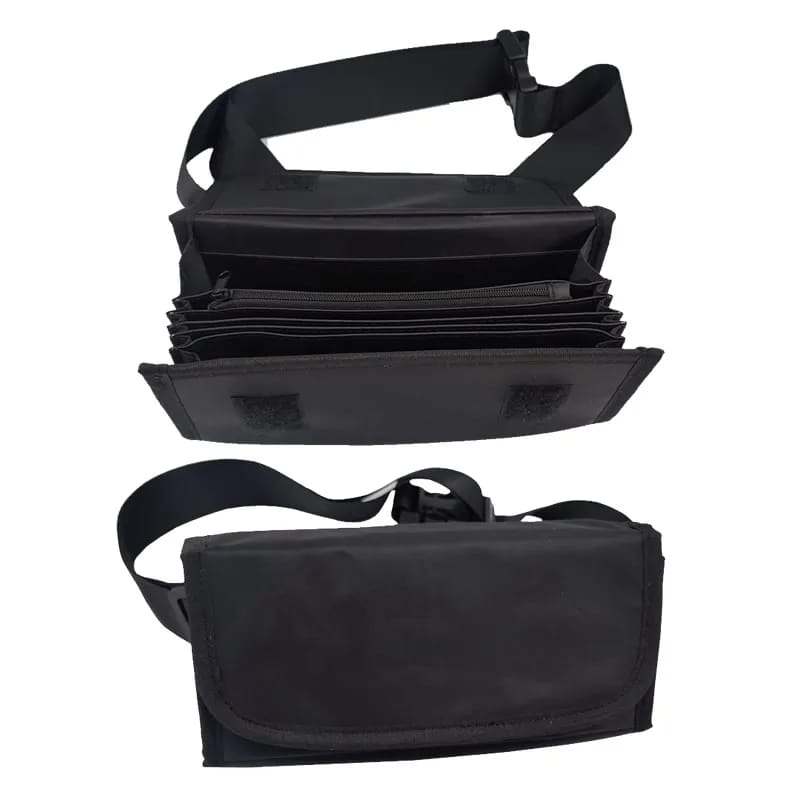 Multi-Function Portable Multi Pockets Coin Storage Bag Waiter's Driver Wallet Fanny Pack Cash Receipt Bills Coins Organizer Safe