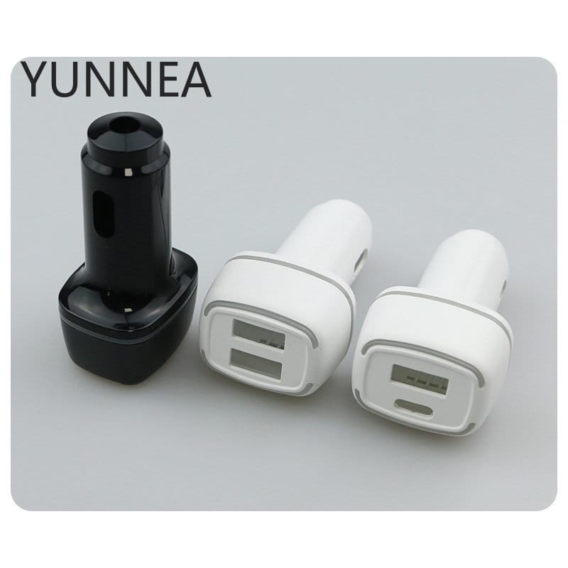 Hidden Safes Car Charger Shell Car Charging Head Plastic Plastic Charging Head Accessories Shell Car Charging Shell Sheath