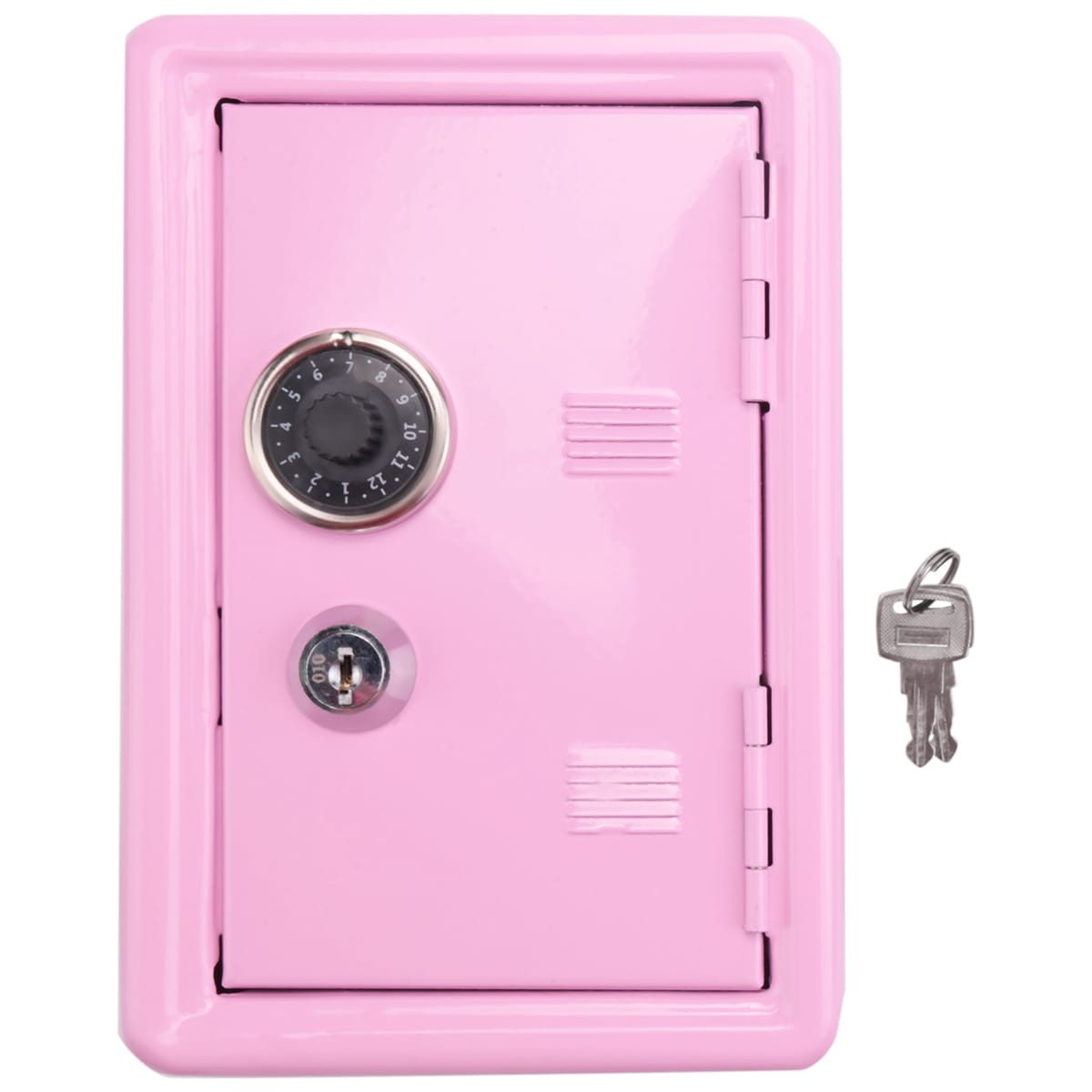 Kids Money , Mini Money Box Gift Safe Case Password with Key Metal Money Box Storage Bedroom Locker Home Ornament