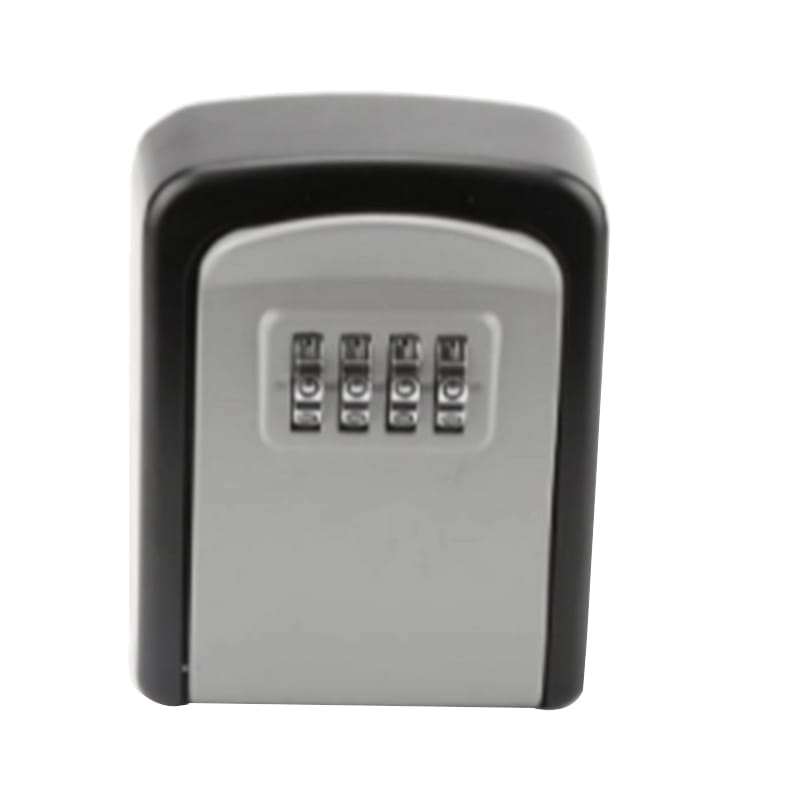 Retail Key Lock Box Wall Mounted Zinc Alloy Key Safe Box Weatherproof 4 Digit Combination Key Storage Lock Box Indoor Outdoor