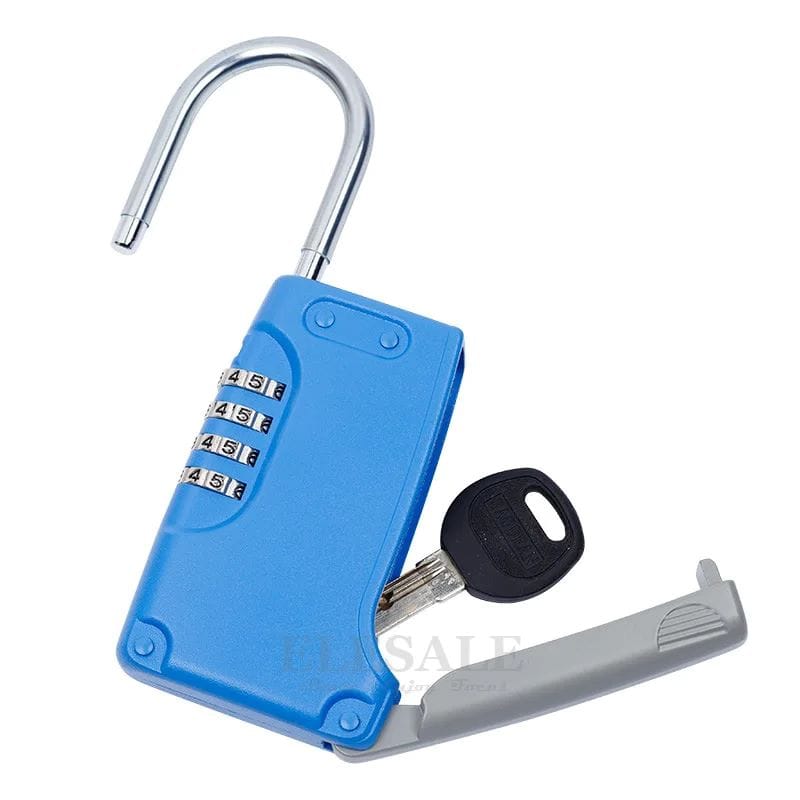 4-Digital Password Combination Lock With Hook High Quality Hidden Key Safe Box Mini Metal Secret Box For Home Villa Car Caravan