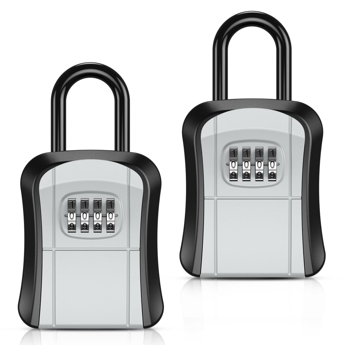 ORIA Key Lock Box Wall Mount Key Safe Box Waterproof Key Storage Box with 4 Digit Combination for Home Office Garage