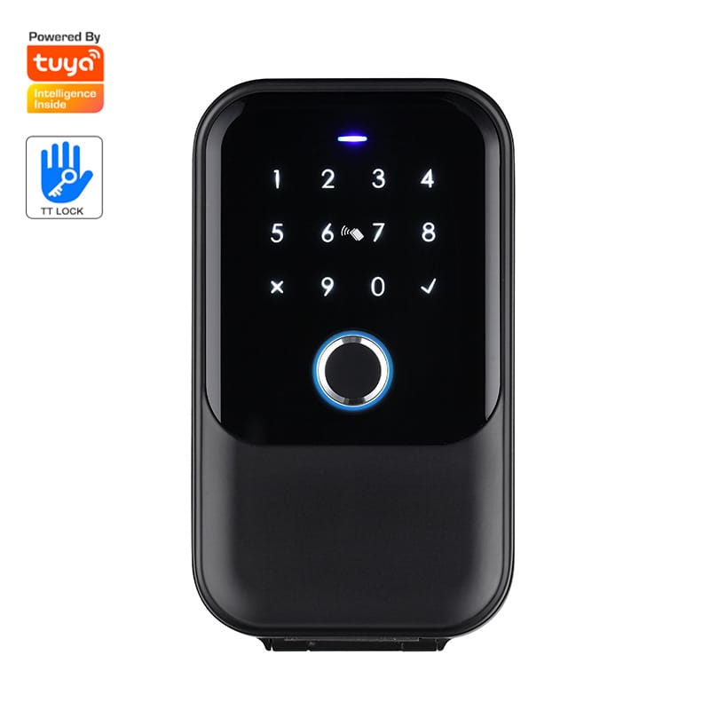 TTLock Bluetooth Smart Fingerprint Password Padlock Security Storage Key Safe Box For Home Office Apartment