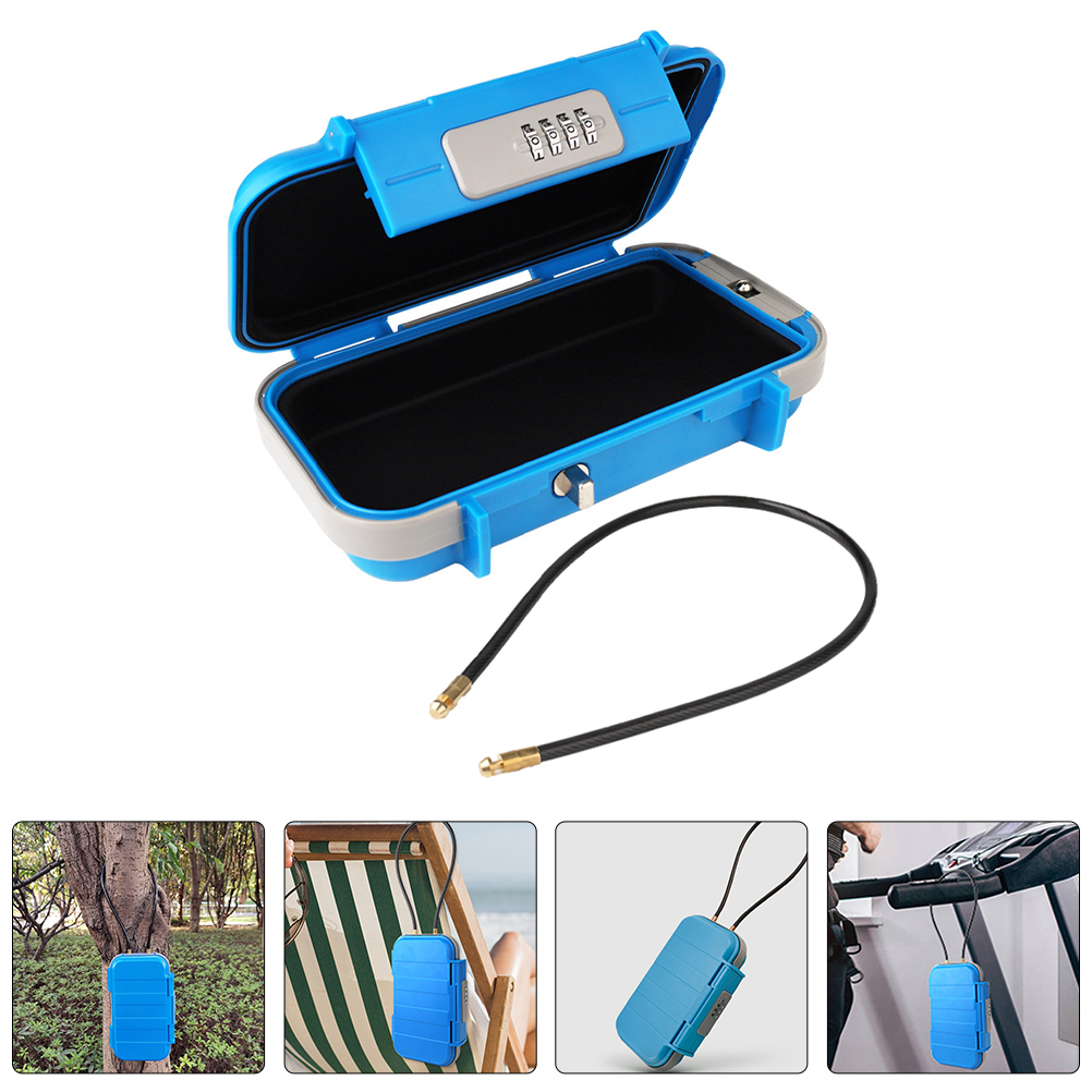 Travel Beach Storage Box Flash Money Holder Locks for Traveling Bags Clip Portable Safe Case Note Organizer Container