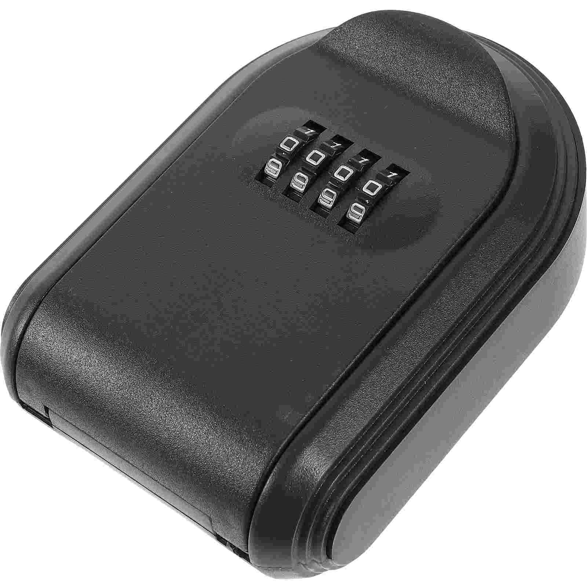 Key Box Password Lock Door Wall Mounted Safe (Black) 1pc Lockbox Small outside Hider
