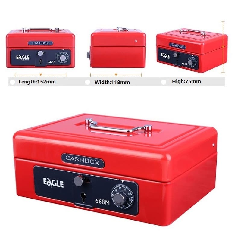Multiple Specifications Portable Code Lock Cash Box Creative Pop Gift Key Safe Boxes