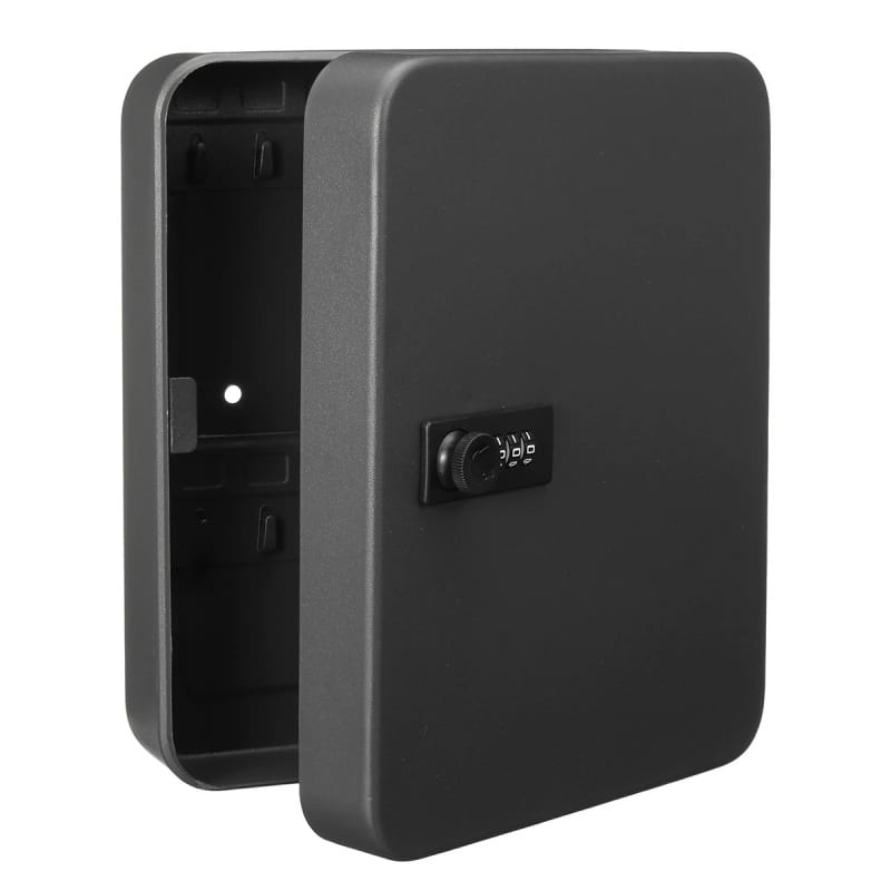 Storage Cabinet Car Home Security Lockable Key Safe Box Office Combination Lock Password Wall Mounted Resettable Code Metal