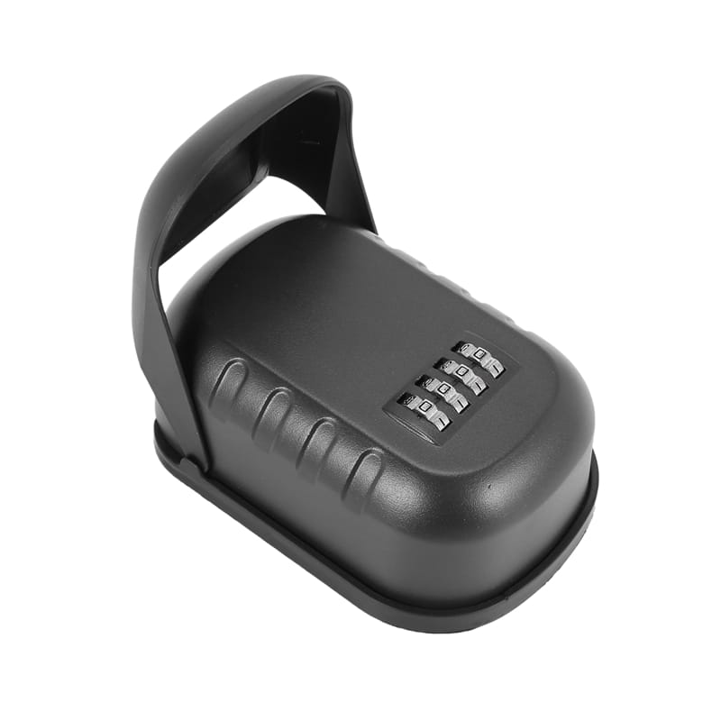 NEW-Key Lock Box Wall Mounted Aluminum Alloy Key Safe Box Key Storage Lock Box Indoor Outdoor Keys Storage Box