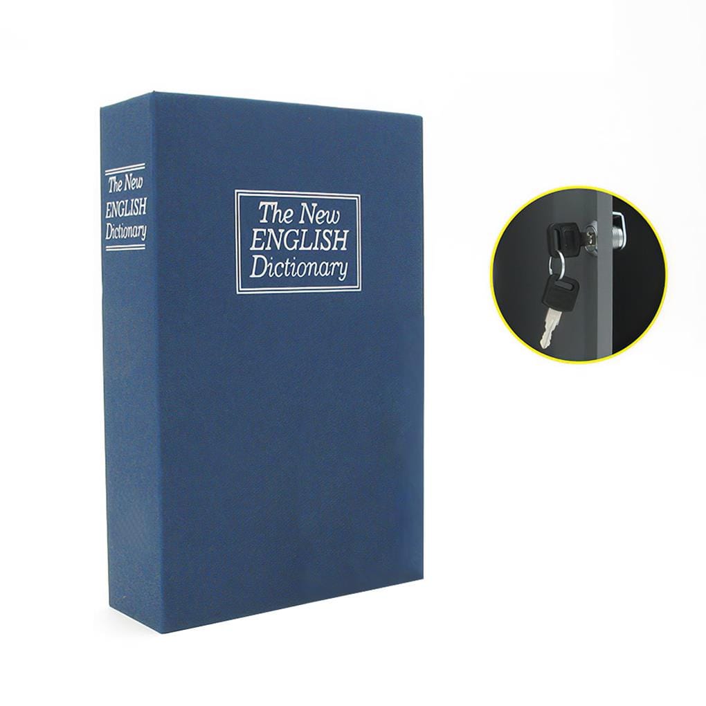 Mini Safe Book Box Professional Multipurpose Cash Jewelry Diary Key Security Key Lock Boxes Container With lock Safe Deposit Box