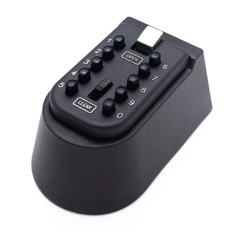 Key Safe Box 10 Digit Push Button Combination Lock Wall Mounted Key Storage Lock Safe Key Holder Key Storage Box Alloy