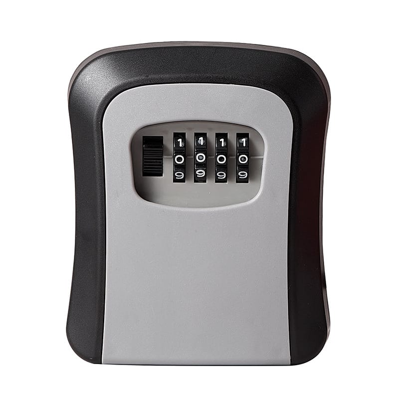 Wall Mount Key Storage Secret Box Organizer 4 Digit Combination Password Security Code Lock No Key Home Key Safe Box