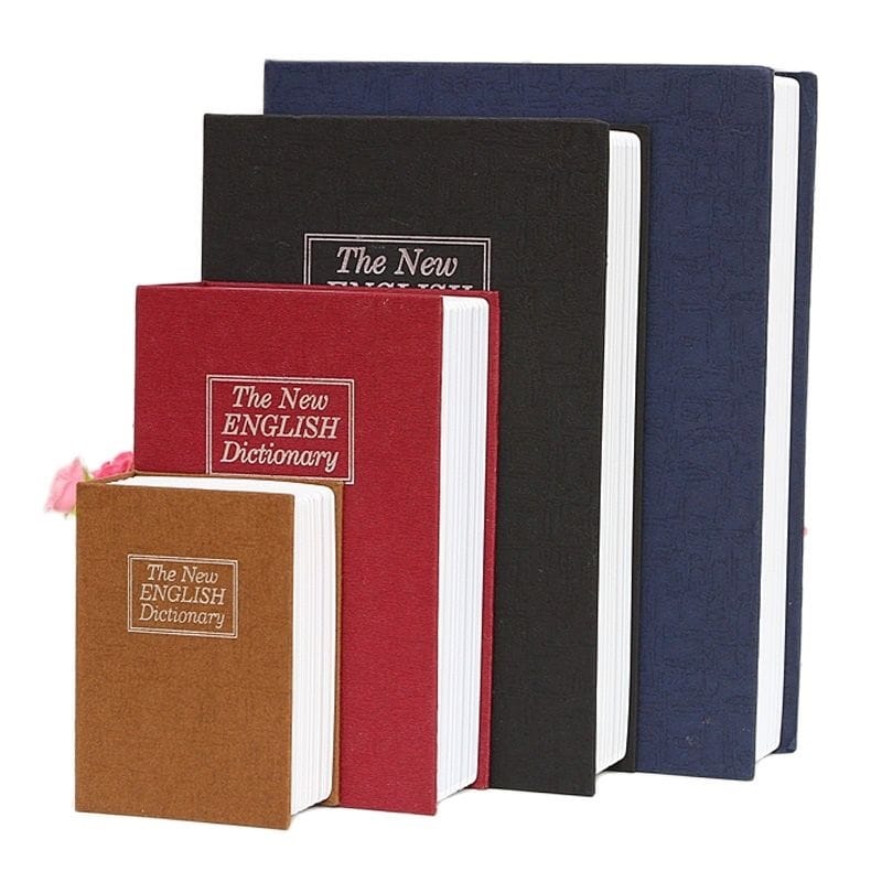26.5CM*20CM*6.5CM English BooksSafes Dictionary Creative Safes Box Password Key Open Savings Bank