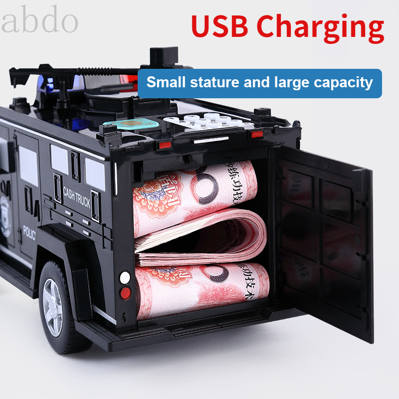 Electric piggy bank for paper money smart coin cash bank money boxes for kids children toys  creative gifts Camouflage safe