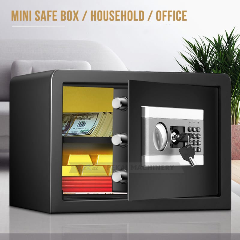 25CM Electronic Steel Mini Safe Box for Home Office