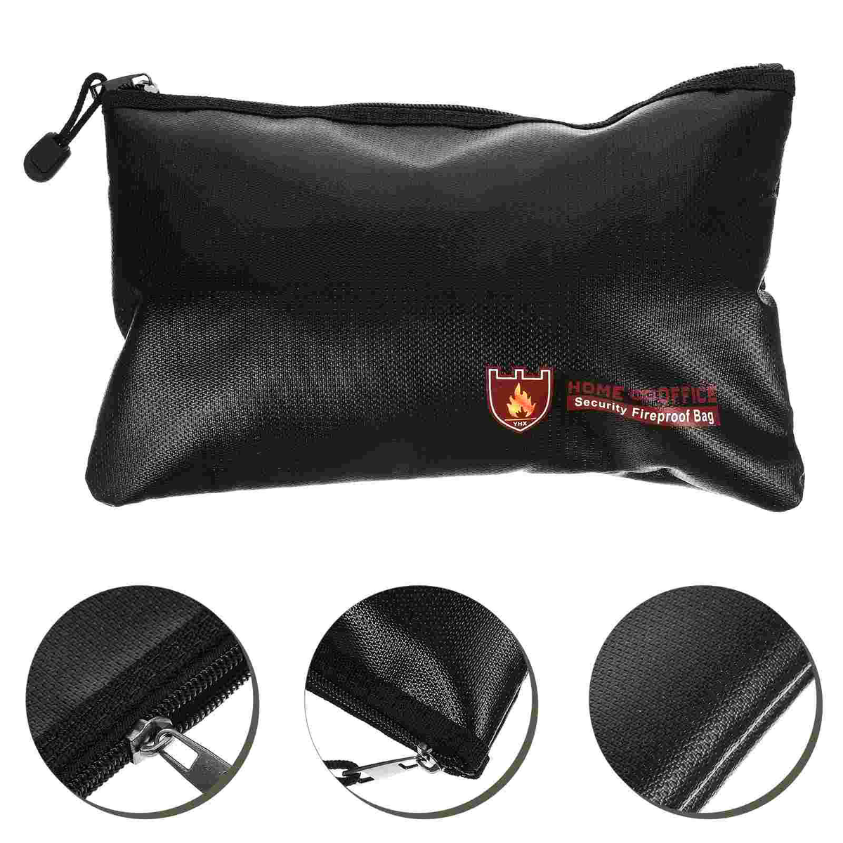 Document Stand Fireproof File Bag Portable Pouch Rack Zipper Legal Fire-proof Safe