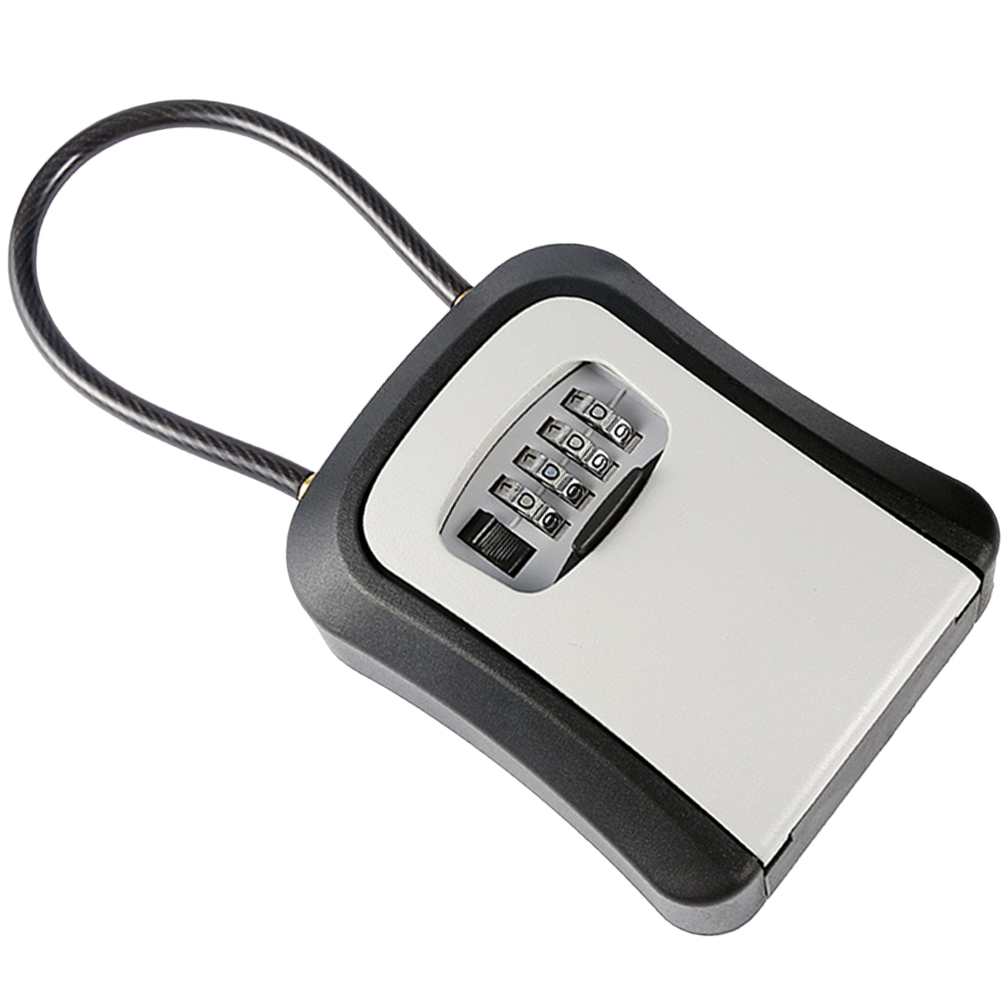 Box Lock Keys Code Outdoor Wall Key House Hanging Mount Safe Password Outside Hooks Security Storage Tool Combination Case