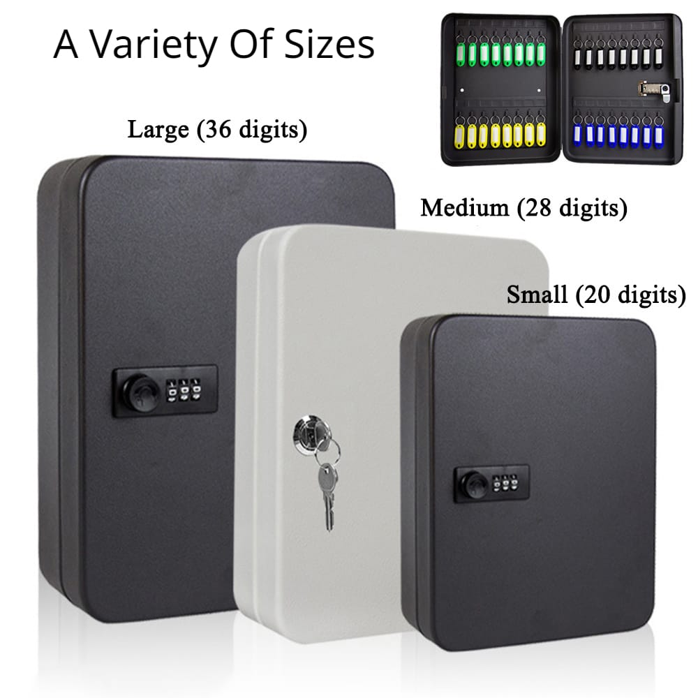New Multi Keys Storage Box Password Key Safe Box Spare Car Keys Storage Organizer Box for Home Office Factory Store Use