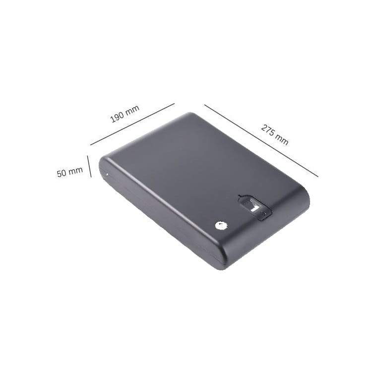 Biometric Fingerprint Safe Box Gun Pistol Valuables Jewelry Box Solid Steel Protable Security Biometric Fingerprint Box OS120A