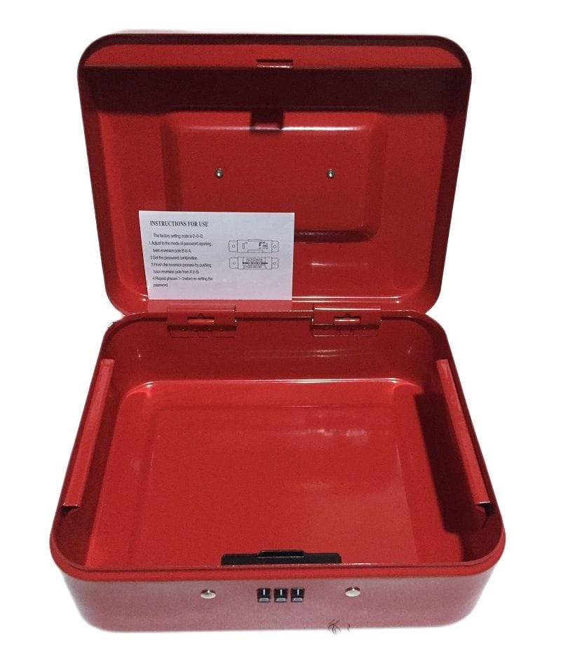 15cm*12cm*8cm Password Steel Small Safe Key Boxes Store Content Box Paper Piggy Small Change Bank Card Document Boxes