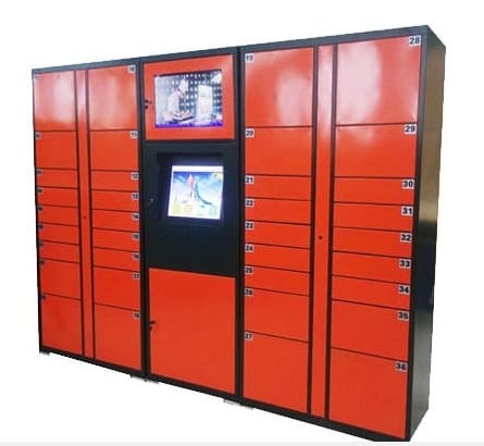 Self-service barcode QR Code password parcels station delivery express storage cabinets smart Electronic lockers safes