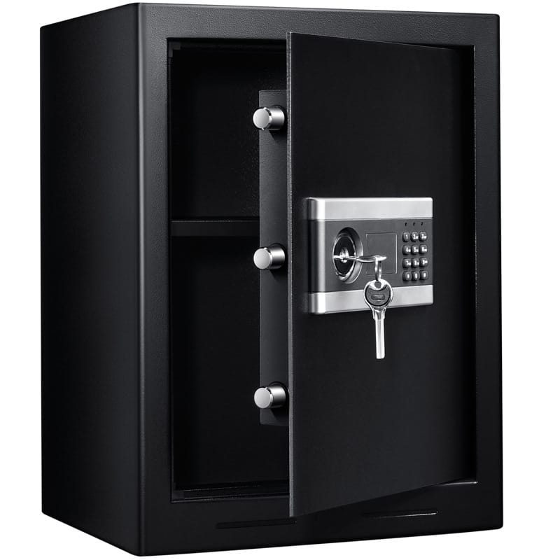 Safe For Household Use Small Safe With Key High Single Door Anti-Theft Electronic Bedside Safe Deposit Box For Office