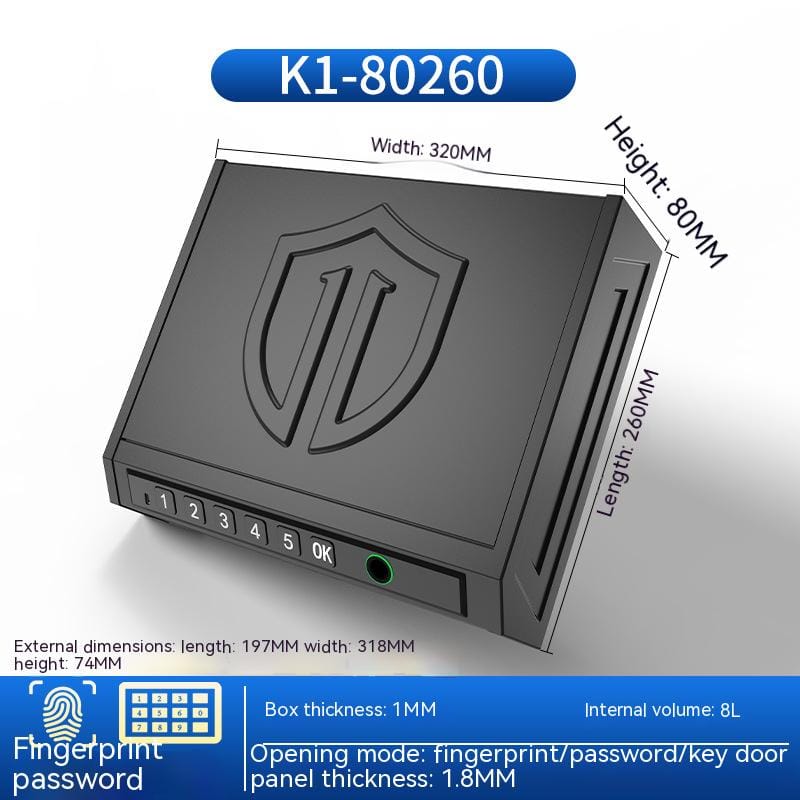 Biometric Gun Safe for Pistols, Quick-Access Pistol Safe Firearm Safety Device with Fingerprint Lock or Key Pad