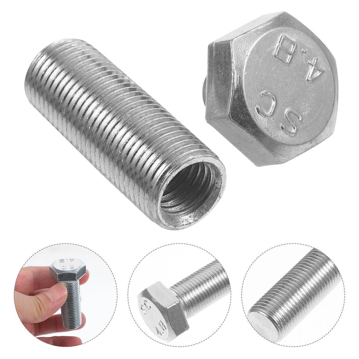 Bolt Shaped Hiding Container Outdoor Accessory Metal Hider for Keys Realistic Screw Stash Secret Storage Camping Supply Safes