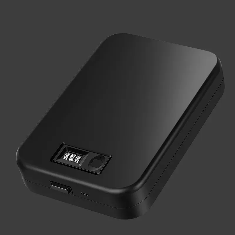 European and American pistol box password safe storage box fingerprint unlocking gun storage box fingerprint gun safe