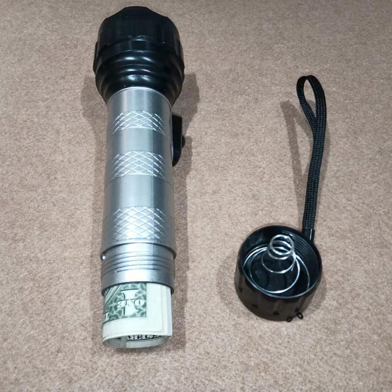 2024 Private Money Box Large Volume Stash Hider Secret Diversion Safe LED flashlight Can Safe to Hide Money Jewelry Tools