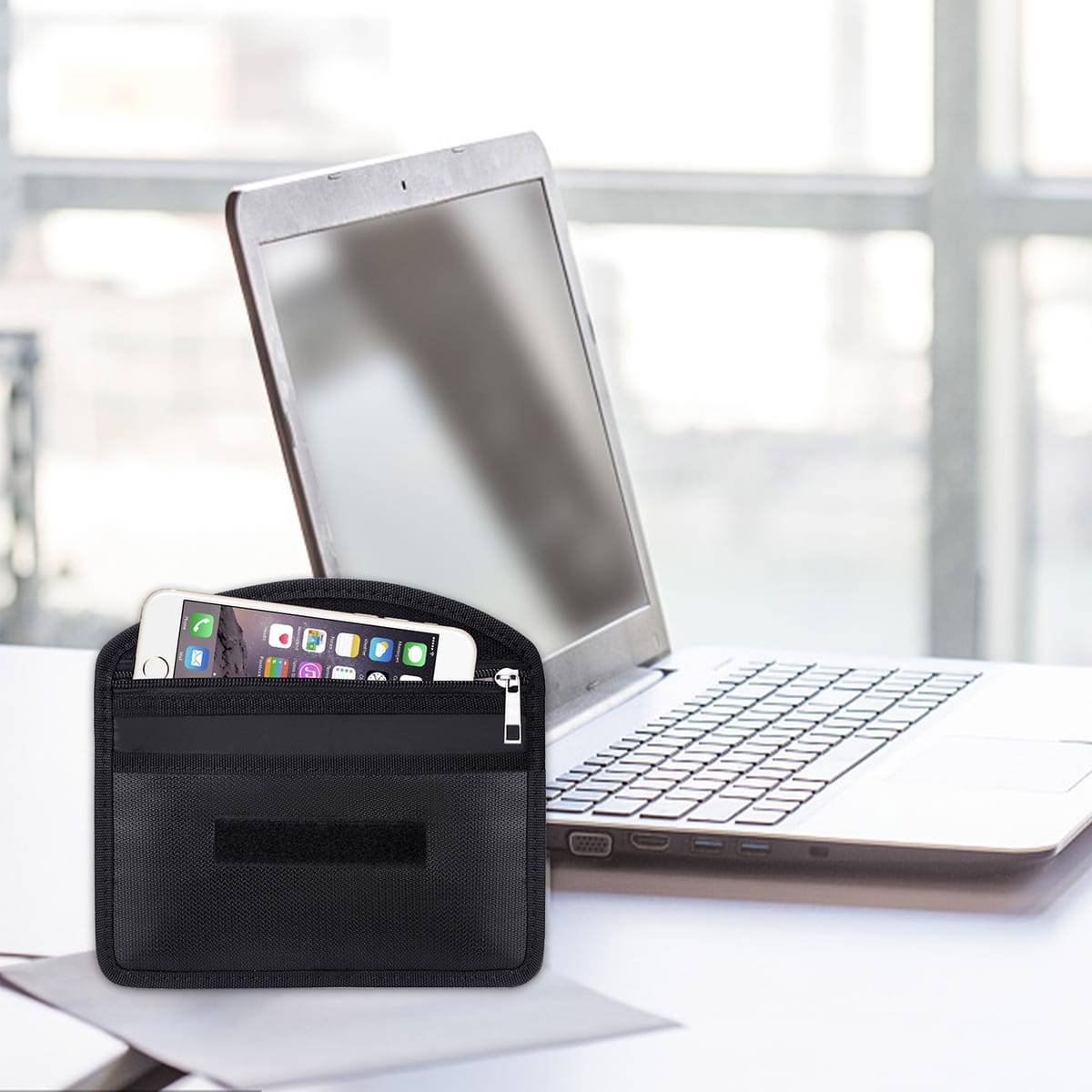 Fireproof Document Bag Waterproof Money Bags Safe Storage Pouch With Double Layer Cash File Envelope Holder For Home Office